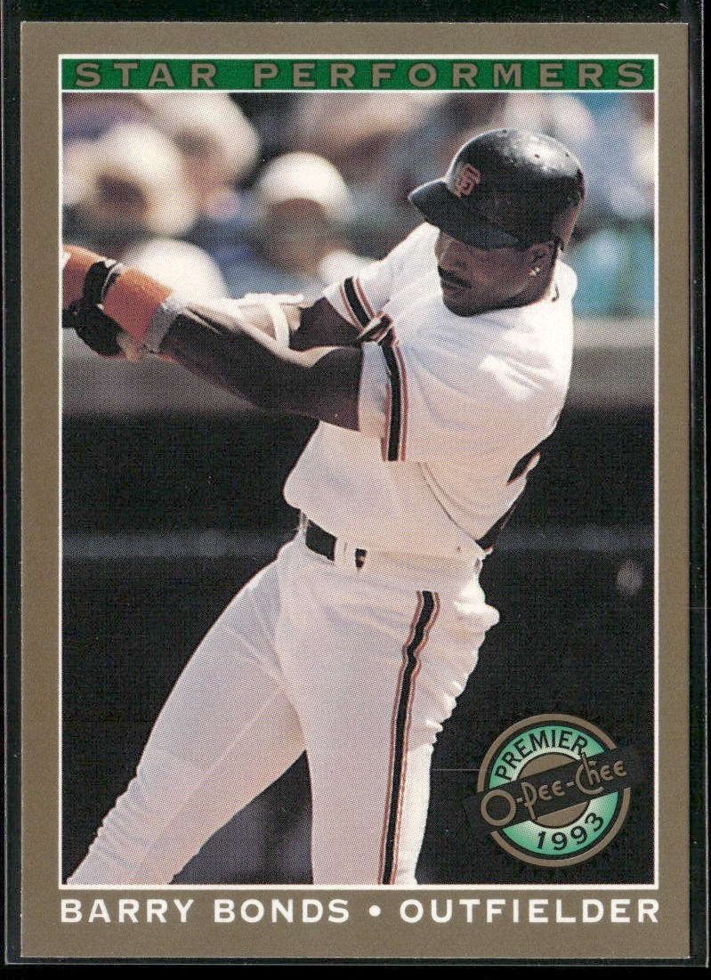 Barry Bonds Player Lot Bundle 10 Different Baseball Cards BB003 Giants Pirates back
