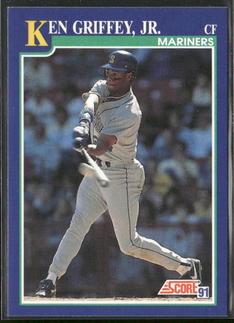 Ken Griffey Jr. Player Lot Bundle 10 Different Baseball Cards KGJ001 Mariners back