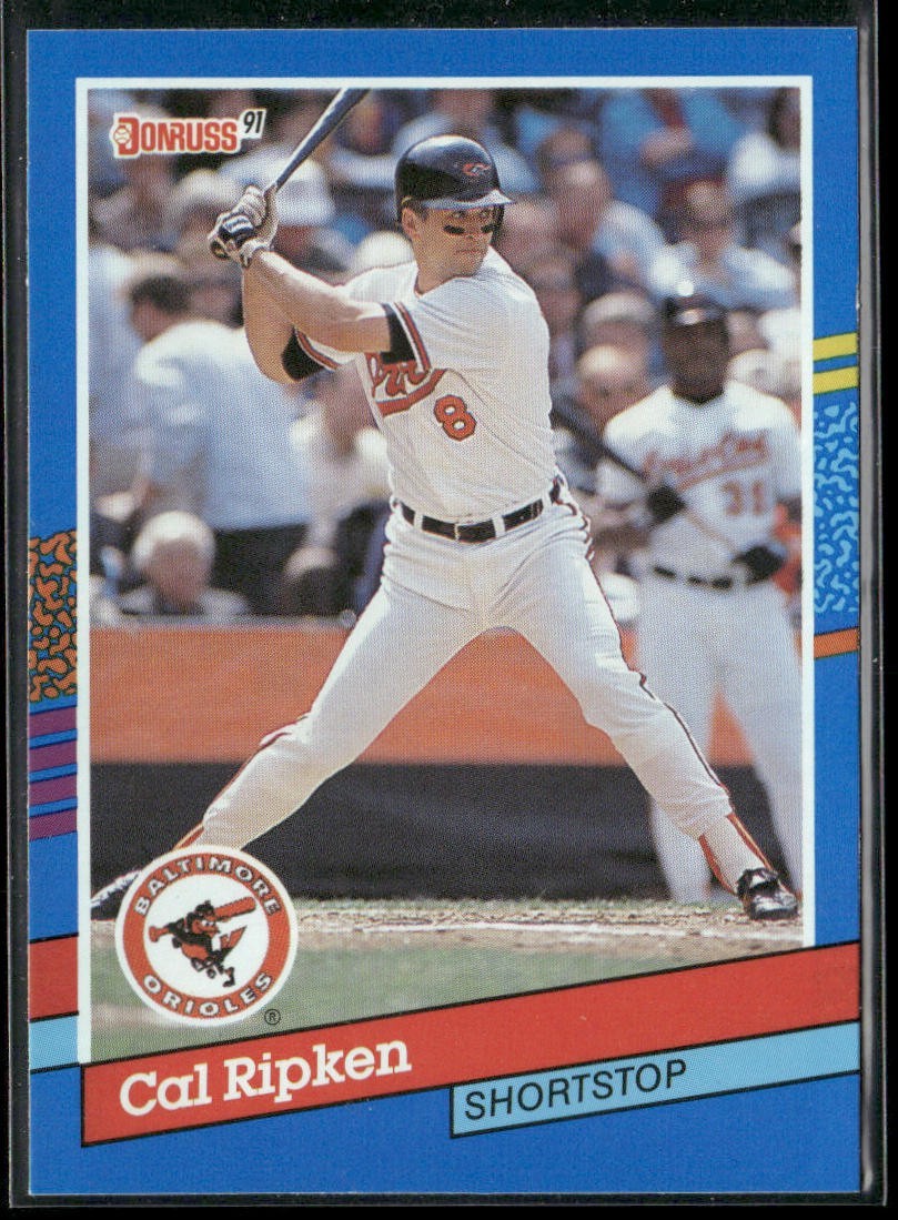 Cal Ripken Jr. Player Lot Bundle 10 Different Baseball Cards CRJ002 Orioles back