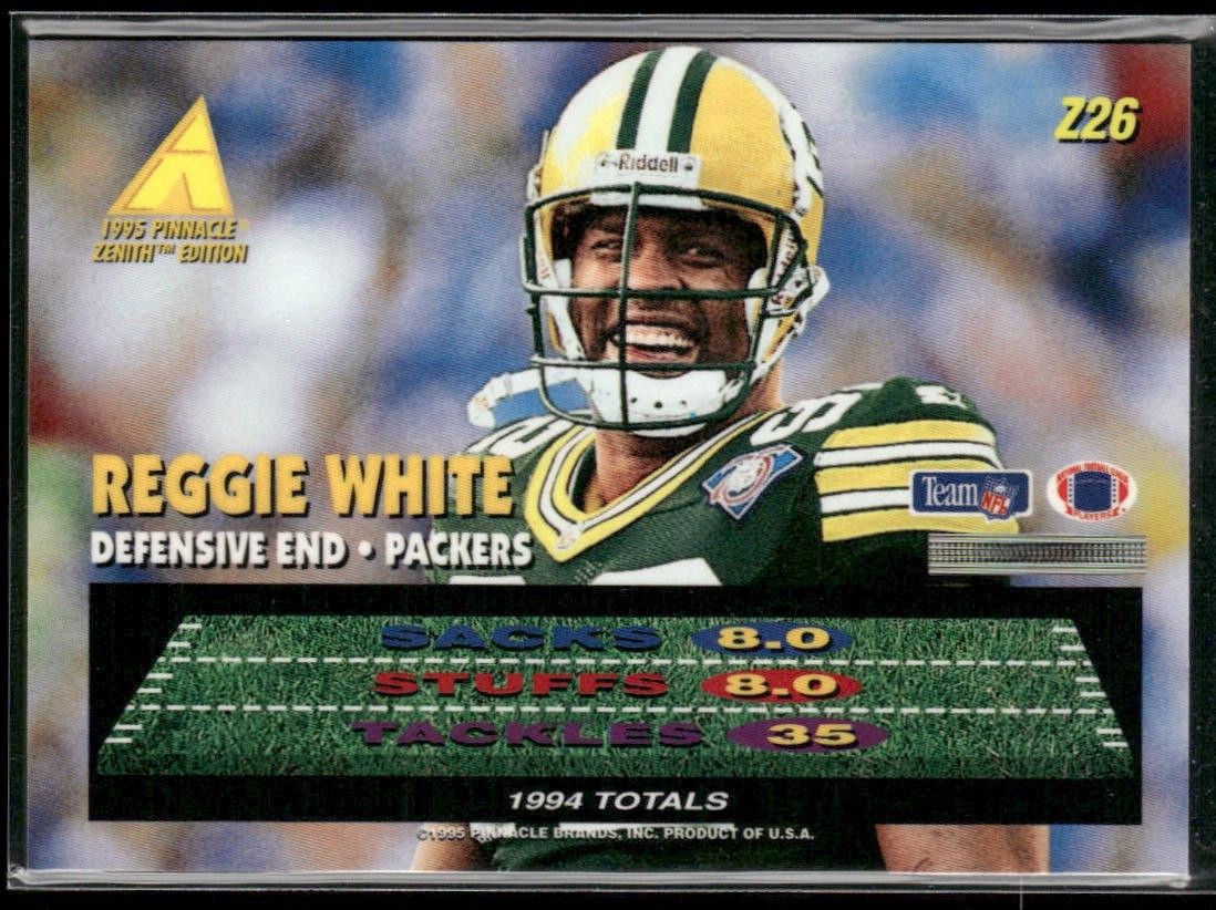 Reggie White Player Lot Bundle 10 Different Football Cards RW003 Eagles Packers back