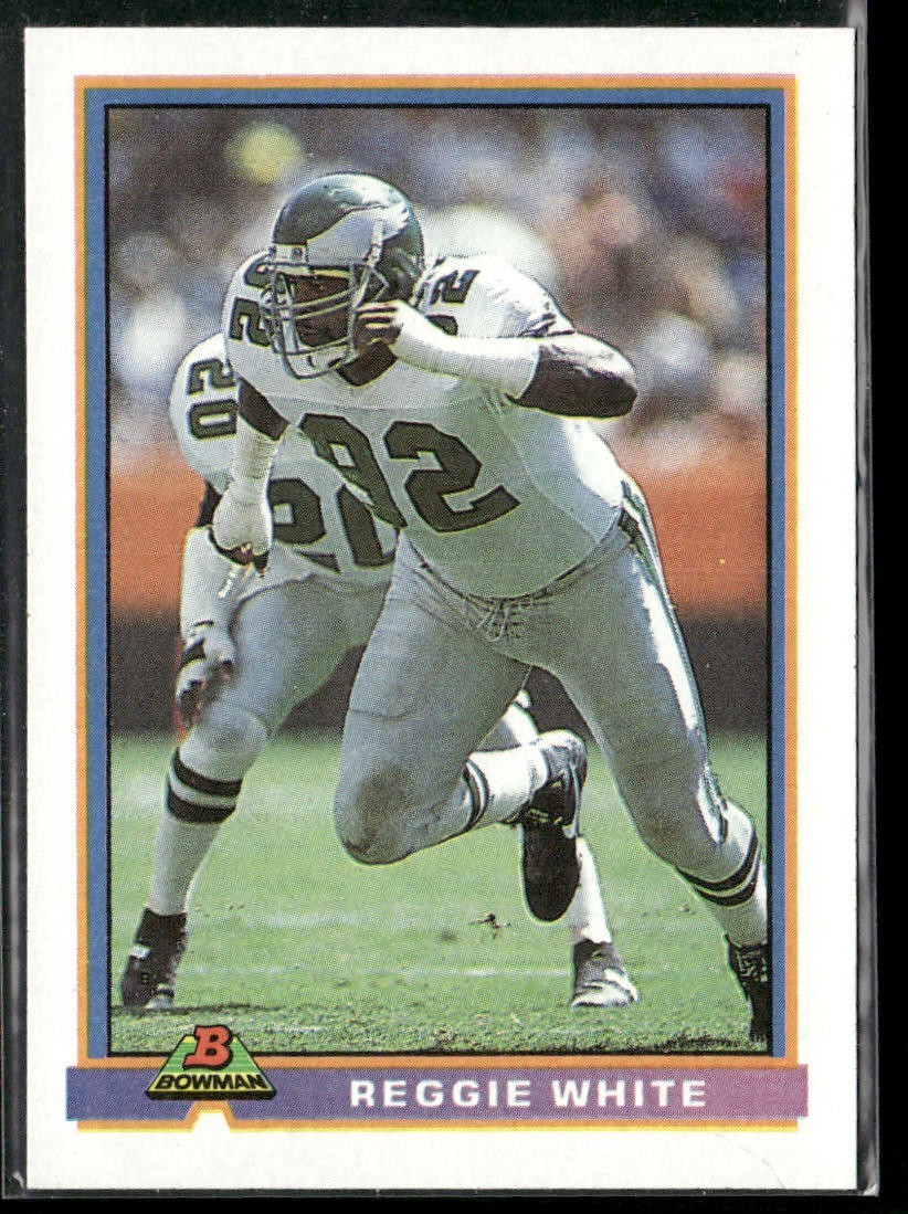 Reggie White Player Lot Bundle 10 Different Football Cards RW007 Eagles Packers back