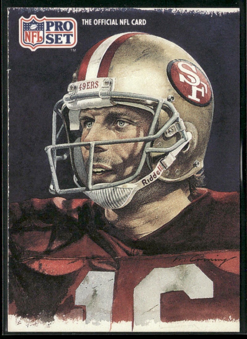 Joe Montana Player Lot Bundle 10 Different Football Cards JM006 49ers Chiefs back