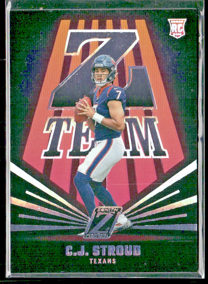 CJ Stroud Player Lot Bundle 10 Different Football Cards CJS001 4 RC front