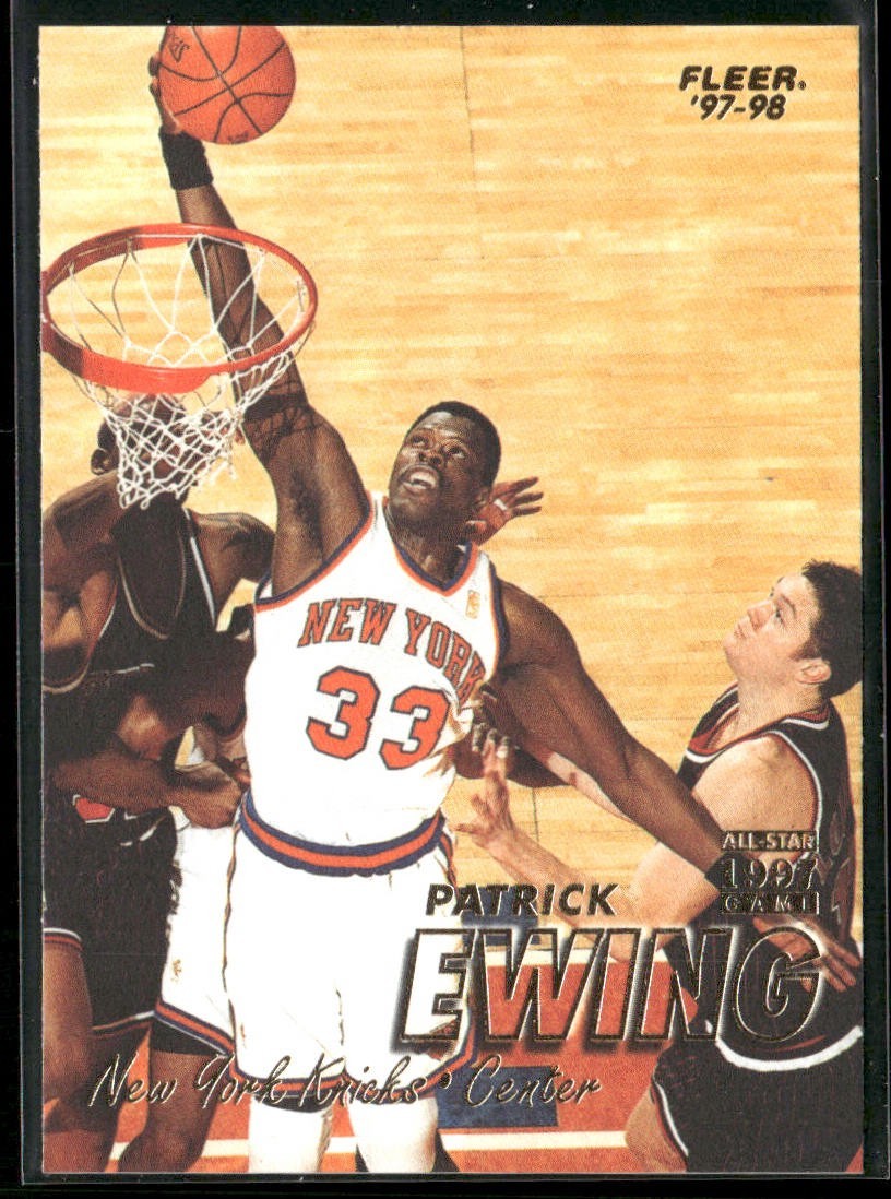 Patrick Ewing Player Lot Bundle 10 Basketball Cards PE002 New York Knicks back