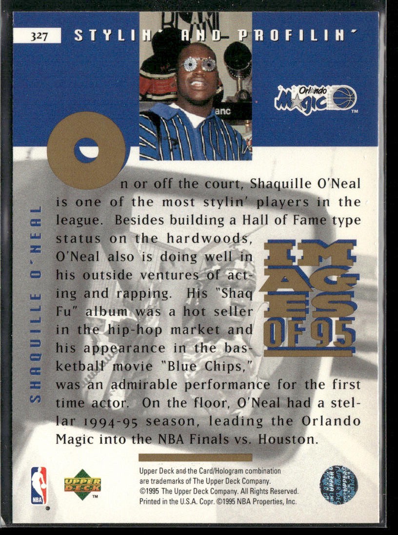 Shaquille O'Neal Player Lot Bundle 10 Basketball Cards SON001 Orlando Magic back
