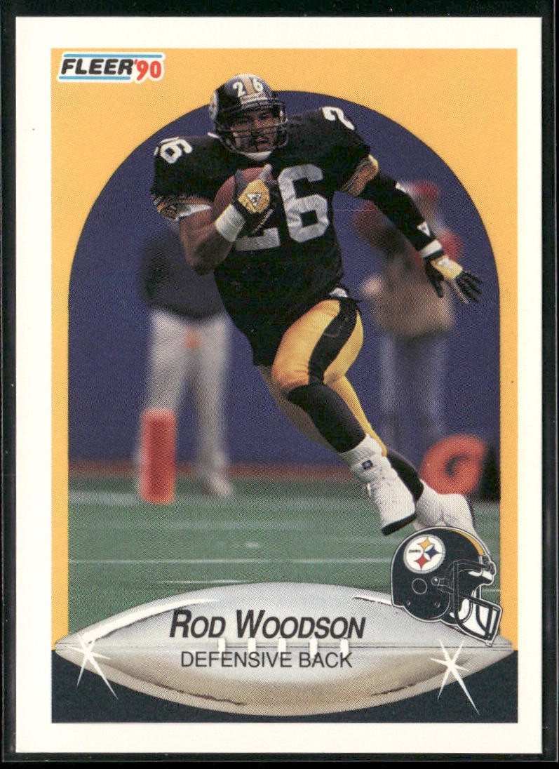 Rod Woodson Player Lot Bundle 10 Different Football Cards RW006 Steelers back
