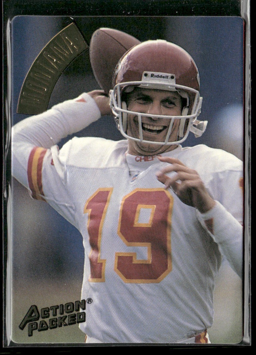 Joe Montana Player Lot Bundle 10 Different Football Cards JM003 49ers Chiefs back