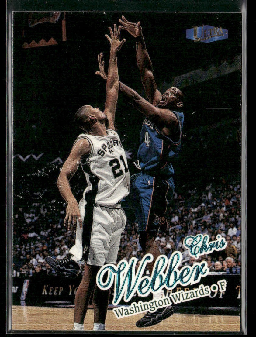 Chris Webber Player Lot Bundle 10 Basketball Cards CW002 Warriors 1 RC back
