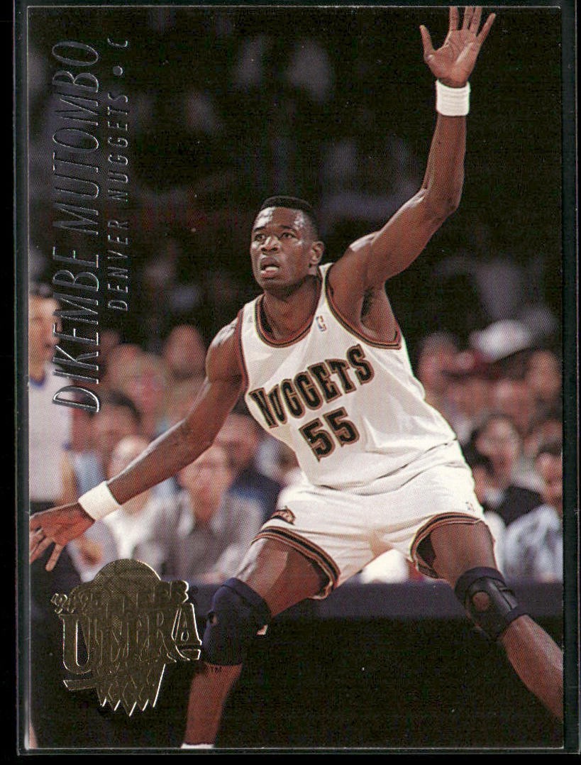 Dikembe Mutombo Player Lot Bundle 10 Basketball Cards DM003 Nuggets Hawks 1 RC back