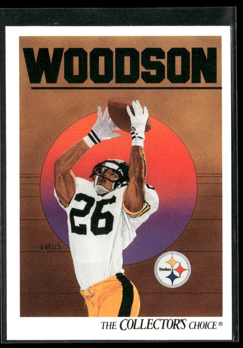 Rod Woodson Player Lot Bundle 10 Different Football Cards RW002 Steelers back