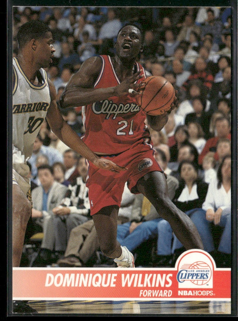 Dominique Wilkins Player Lot Bundle 10 Basketball Cards DW001 Hawks back