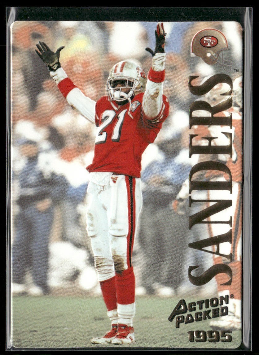 Deion Sanders Player Lot Bundle 10 Different Football Cards DS002 Falcons 49ers back