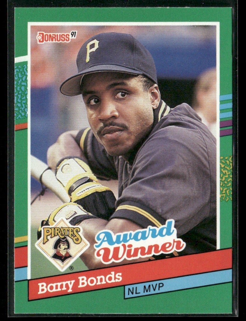 Barry Bonds Player Lot Bundle 10 Different Baseball Cards BB005 Giants Pirates front