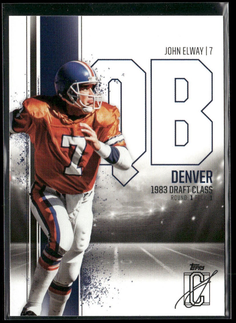 John Elway Player Lot Bundle 10 Different Football Cards JE006 Broncos back