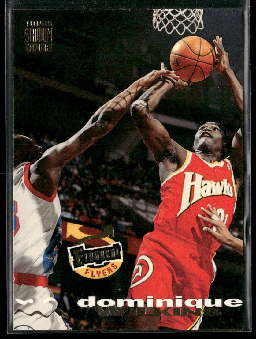 Dominique Wilkins Player Lot Bundle 10 Basketball Cards DW004 Hawks back