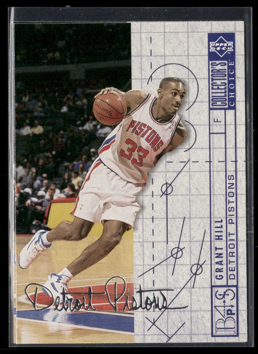 Grant Hill Player Lot Bundle 10 Basketball Cards GH002 Pistons 1 RC back