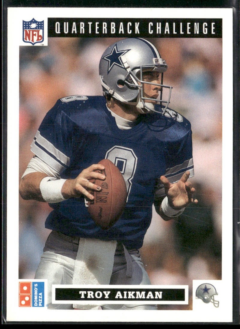 Troy Aikman Player Lot Bundle 10 Different Football Cards TA009 Cowboys back
