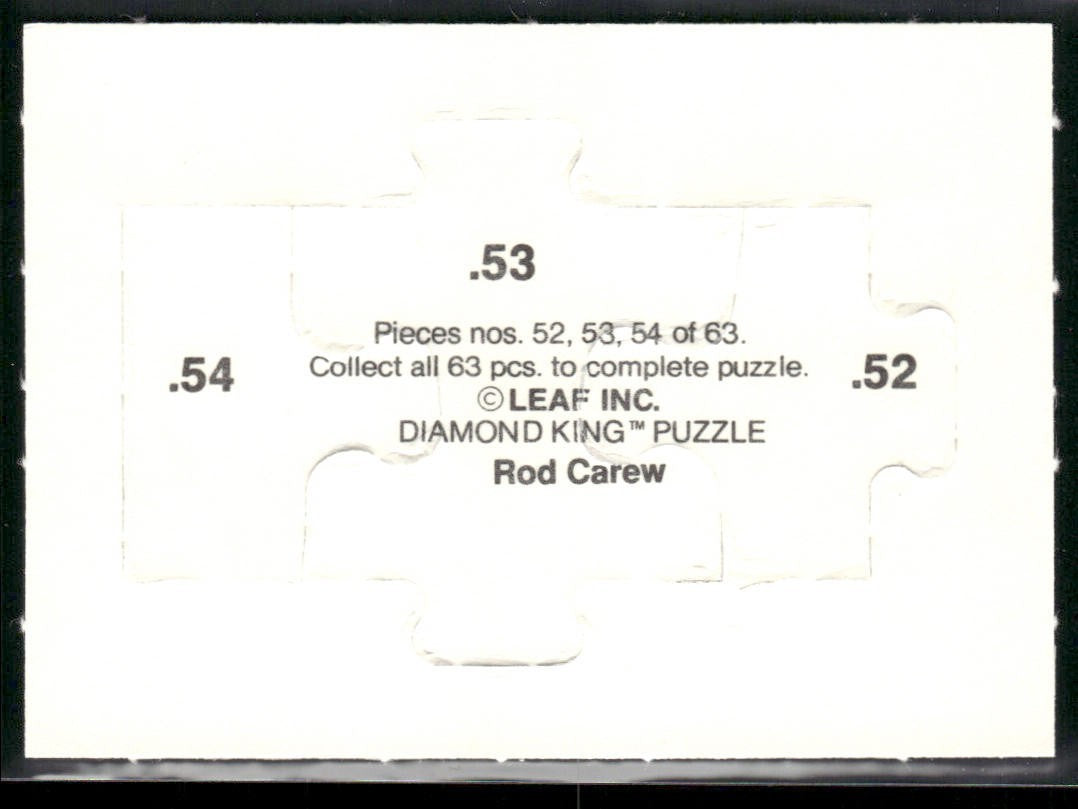 Puzzle Piece Lot Bundle 10 Different Baseball Cards P012 back