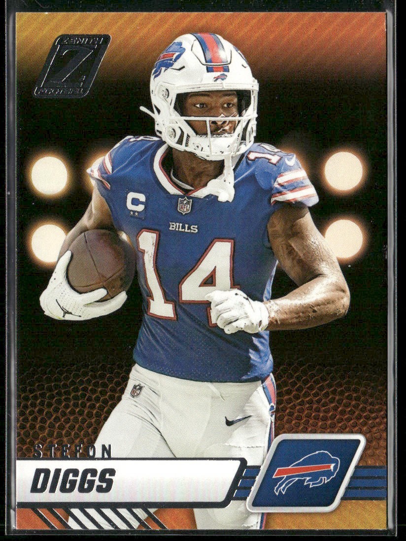 Stefon Diggs Player Lot Bundle 10 Different Football Cards SD001 Bills Vikings back