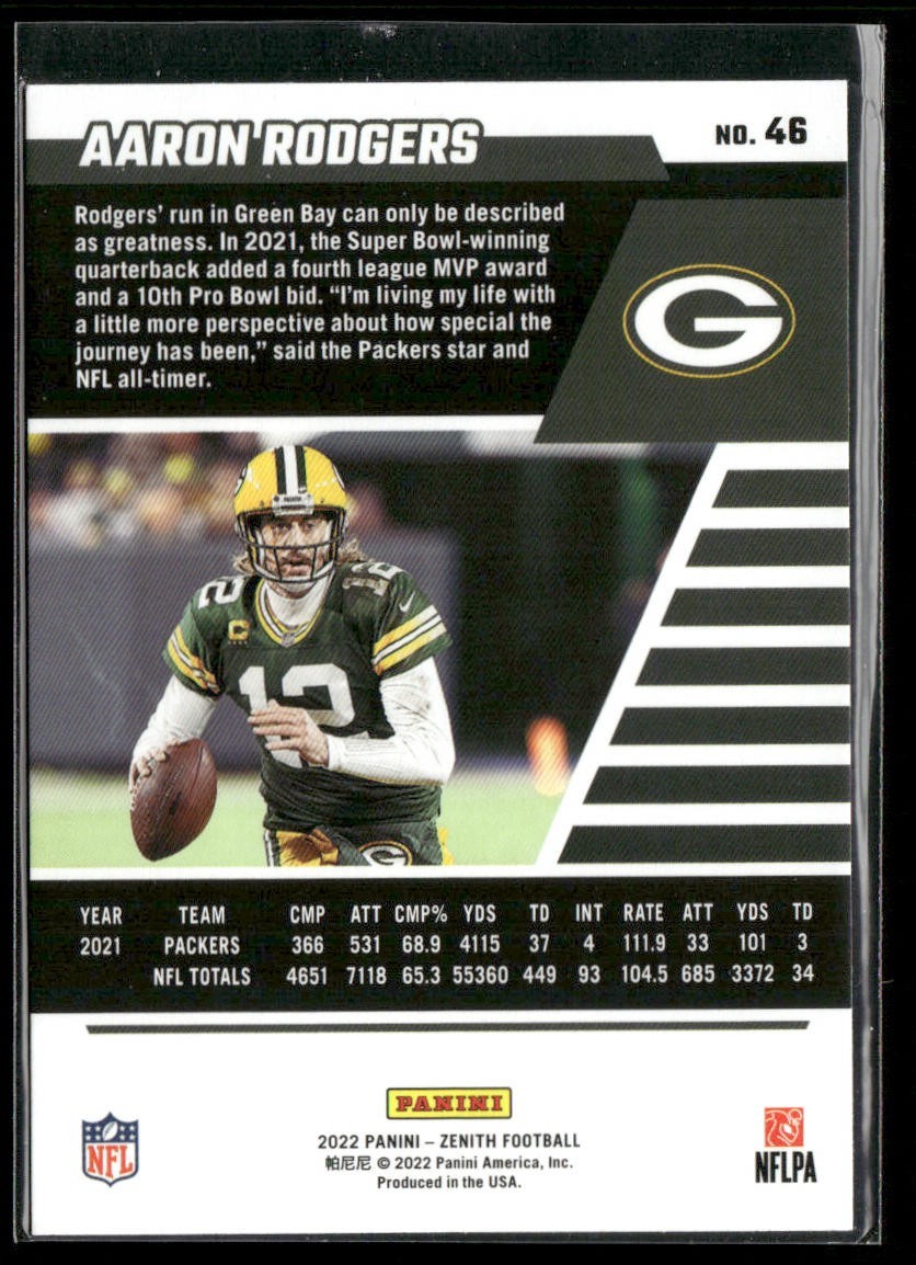 Aaron Rodgers Player Lot Bundle 10 Different Football Cards AR002 Packers Jets back