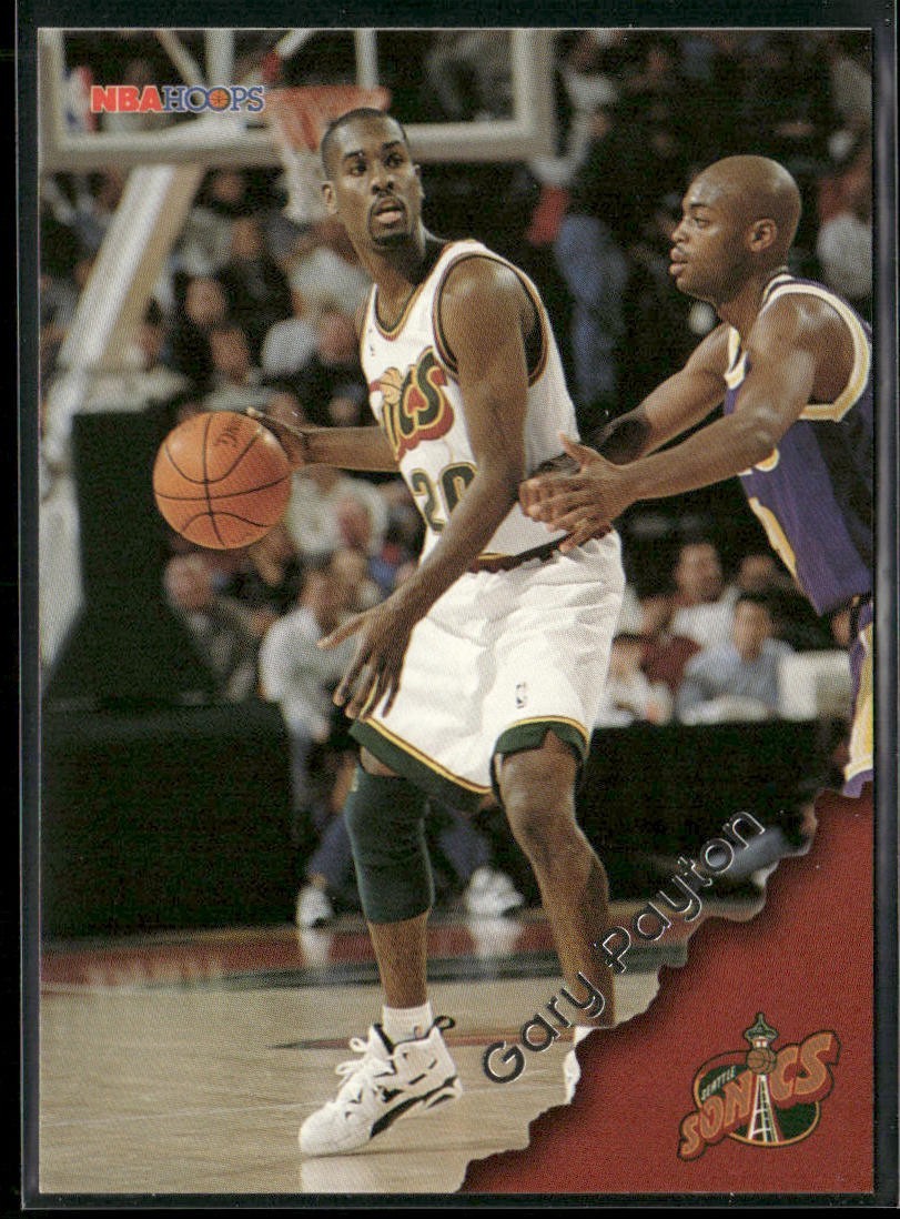 Gary Payton Player Lot Bundle 10 Basketball Cards GP001 Supersonics back