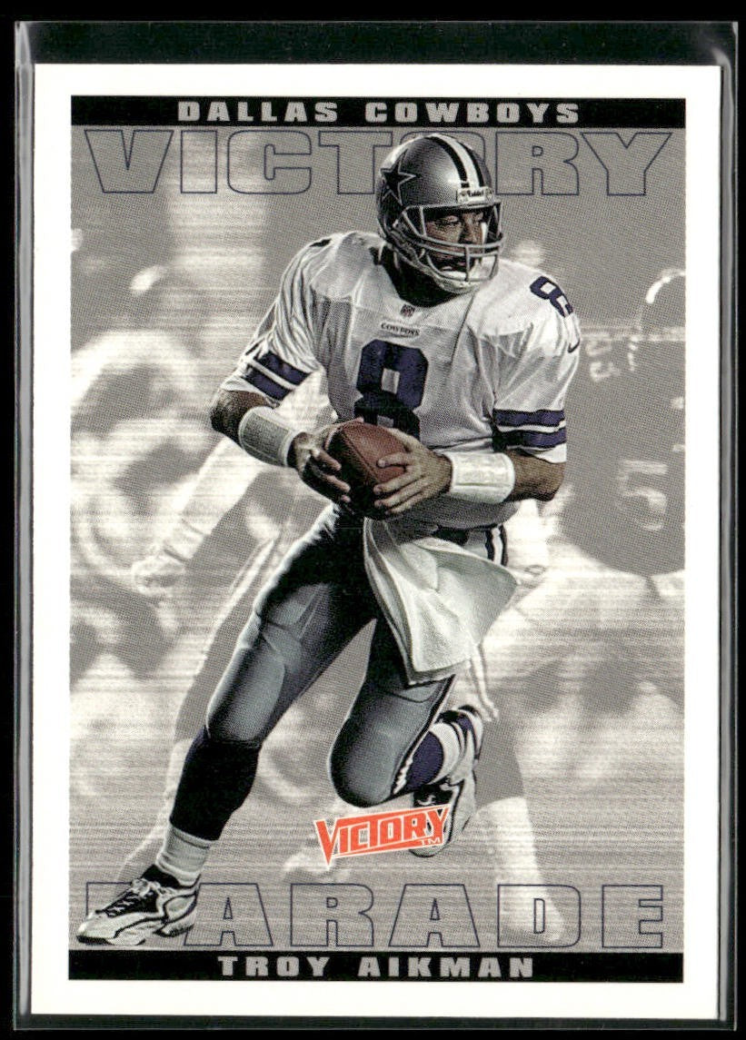 Troy Aikman Player Lot Bundle 10 Different Football Cards TA008 Cowboys back
