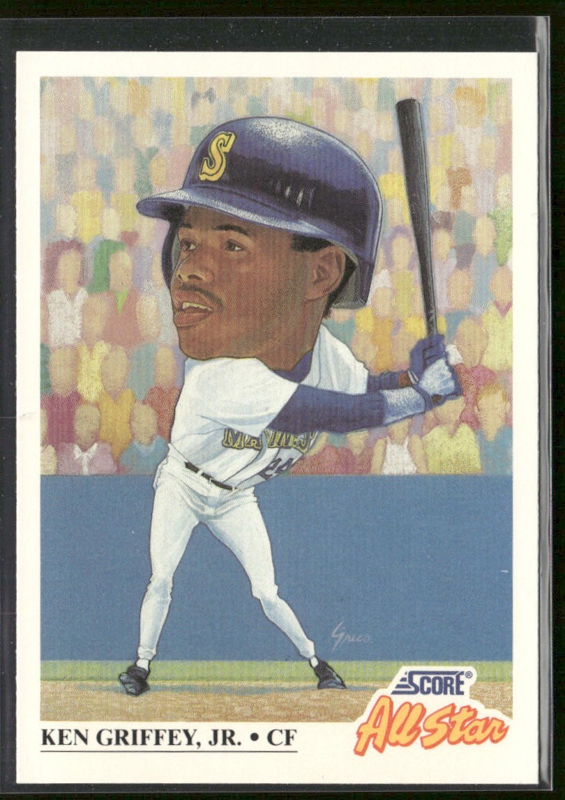 Ken Griffey Jr. Player Lot Bundle 10 Different Baseball Cards KGJ001 Mariners front