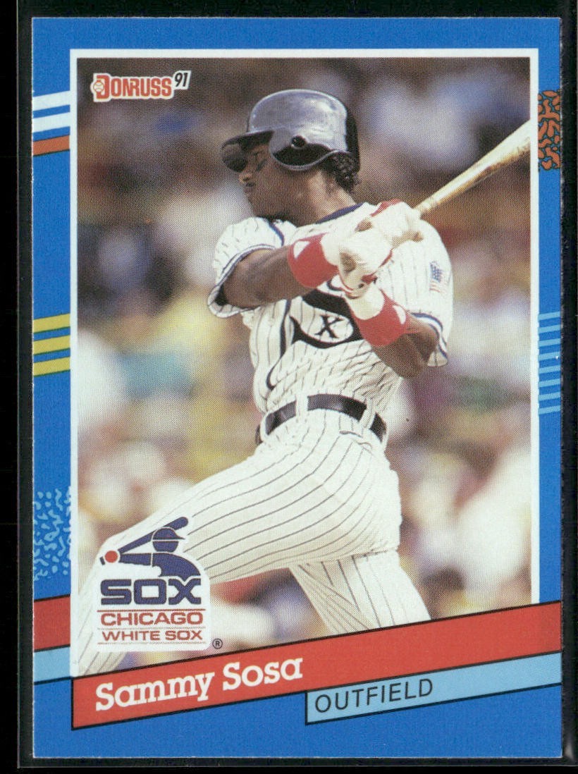 Sammy Sosa Lot Bundle 10 Different Baseball Cards SS001 Cubs back