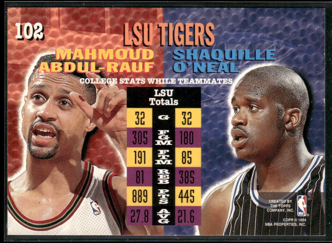 Shaquille O'Neal Player Lot Bundle 10 Basketball Cards SON001 Orlando Magic back