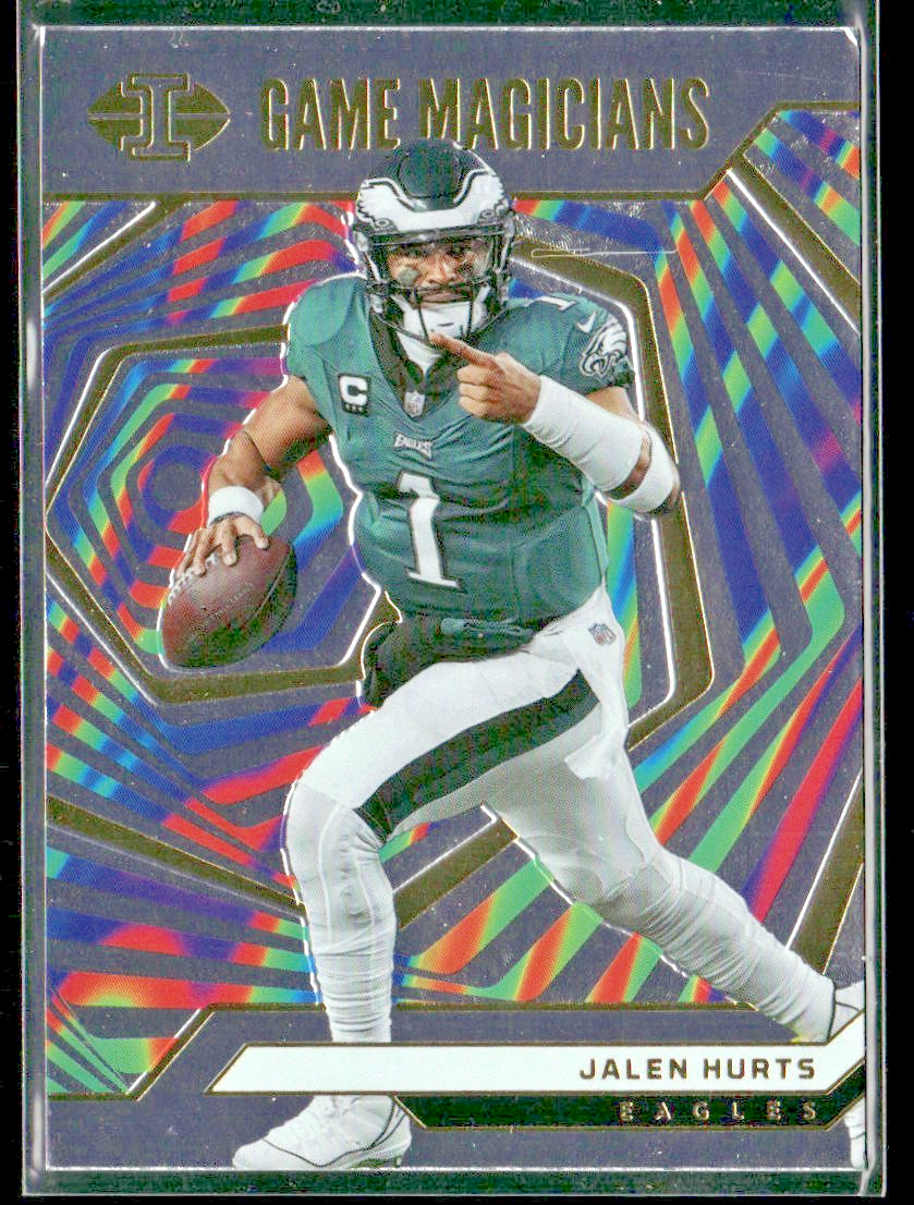 Jalen Hurts Player Lot Bundle 10 Different Football Cards JH001 Eagles front