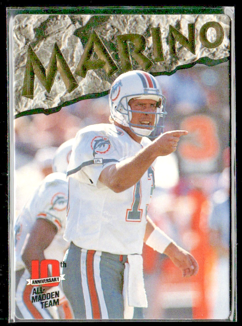Dan Marino Player Lot Bundle 10 Different Football Cards DM003 Dolphins front