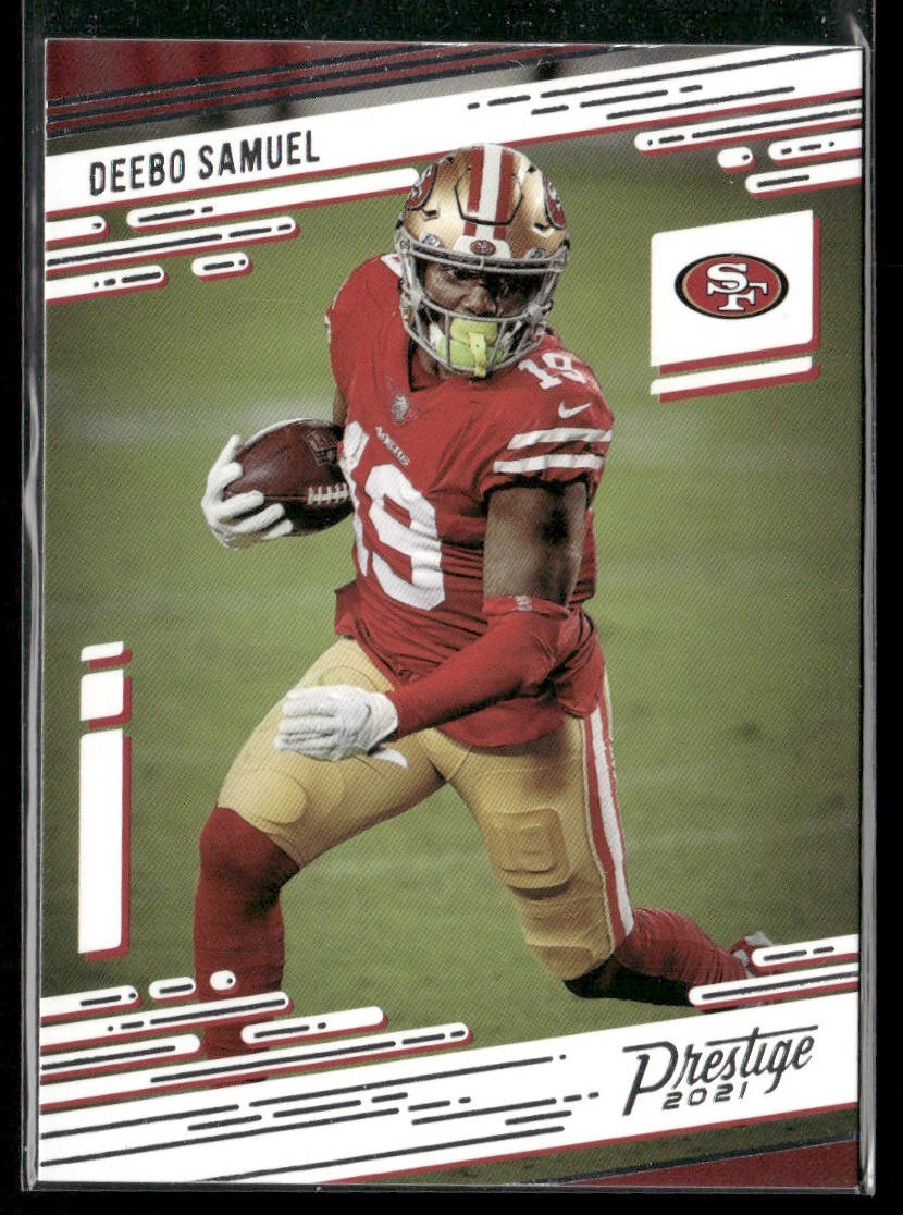 Deebo Samuel Player Lot Bundle 10 Different Football Cards DS002 San Fran 49ers back
