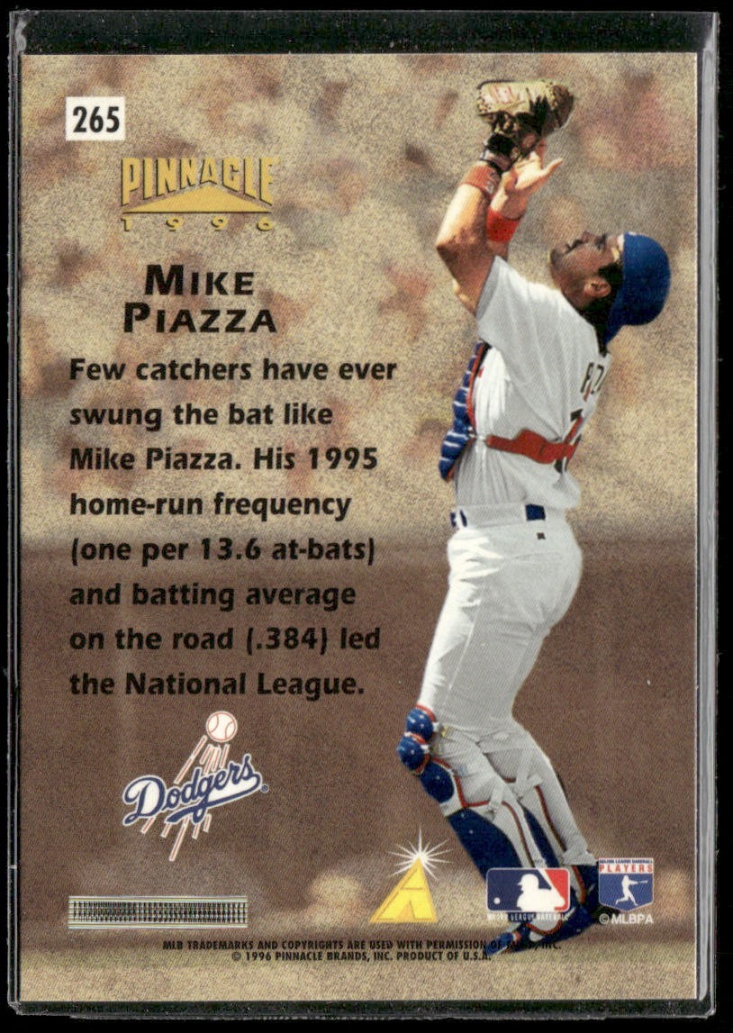 Mike Piazza Player Lot Bundle 10 Different Baseball Cards MP003 Dodgers Mets back
