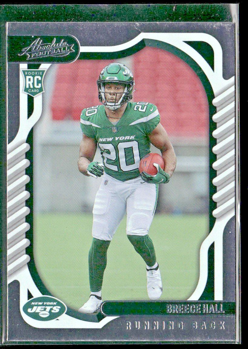 Breece Hall Player Lot Bundle 10 Different Football Cards BH001 Jets 4 RC back