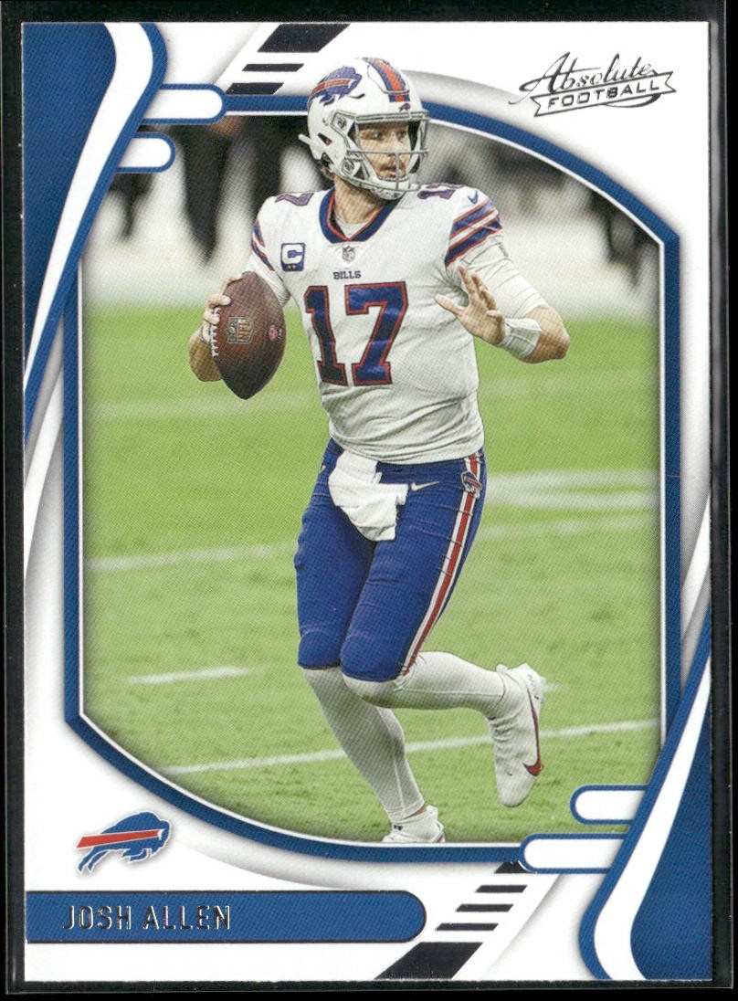 Josh Allen Player Lot Bundle 10 Different Football Cards JA001 Bills back