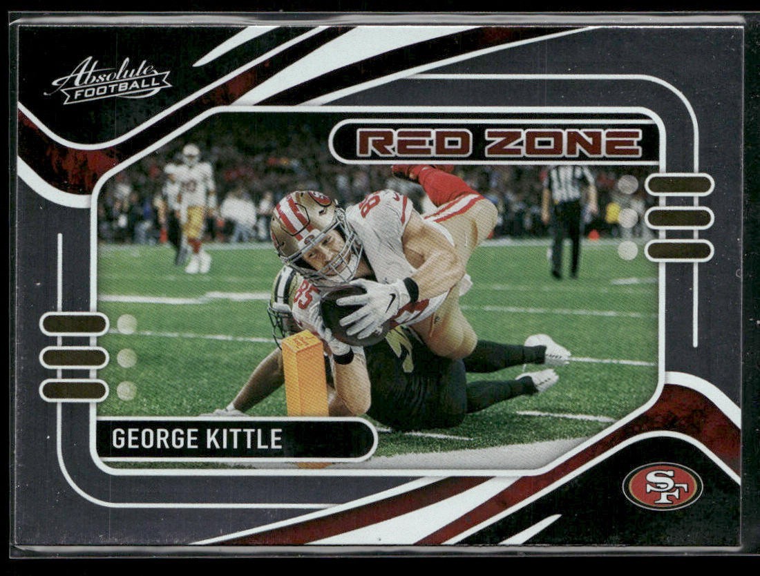 George Kittle Player Lot Bundle 9 Different Football Cards GK001 49ers front