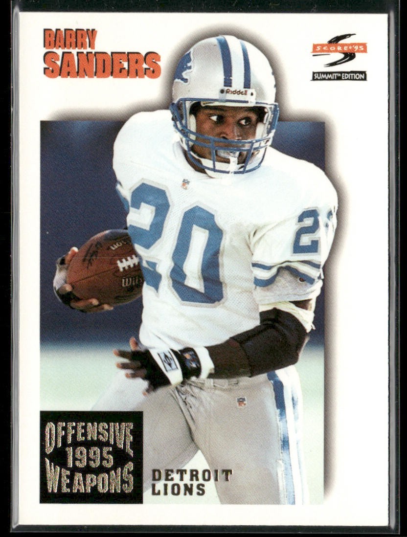 Barry Sanders Player Lot Bundle 10 Different Football Cards BS006 Lions back