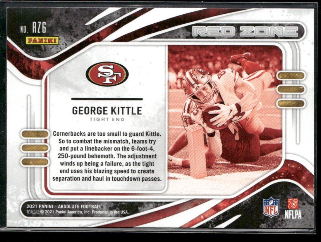 George Kittle Player Lot Bundle 9 Different Football Cards GK001 49ers back