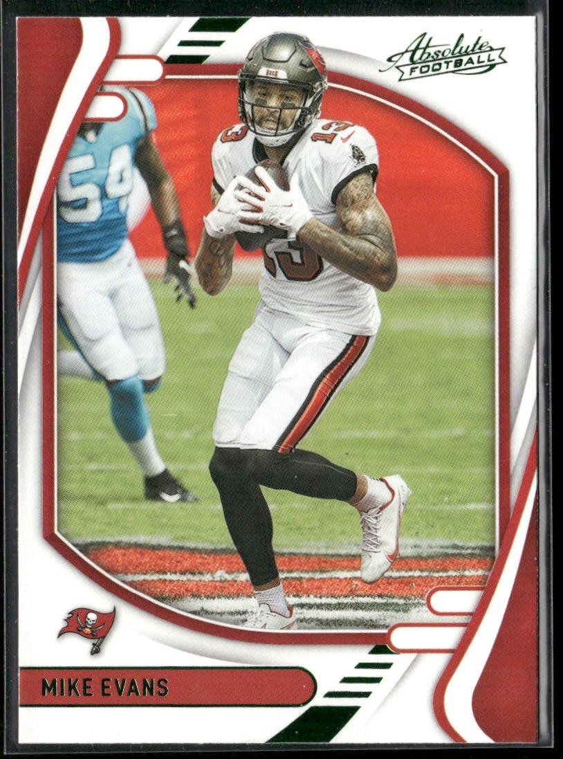 Mike Evans Player Lot Bundle 10 Different Football Cards ME002 Buccaneers back