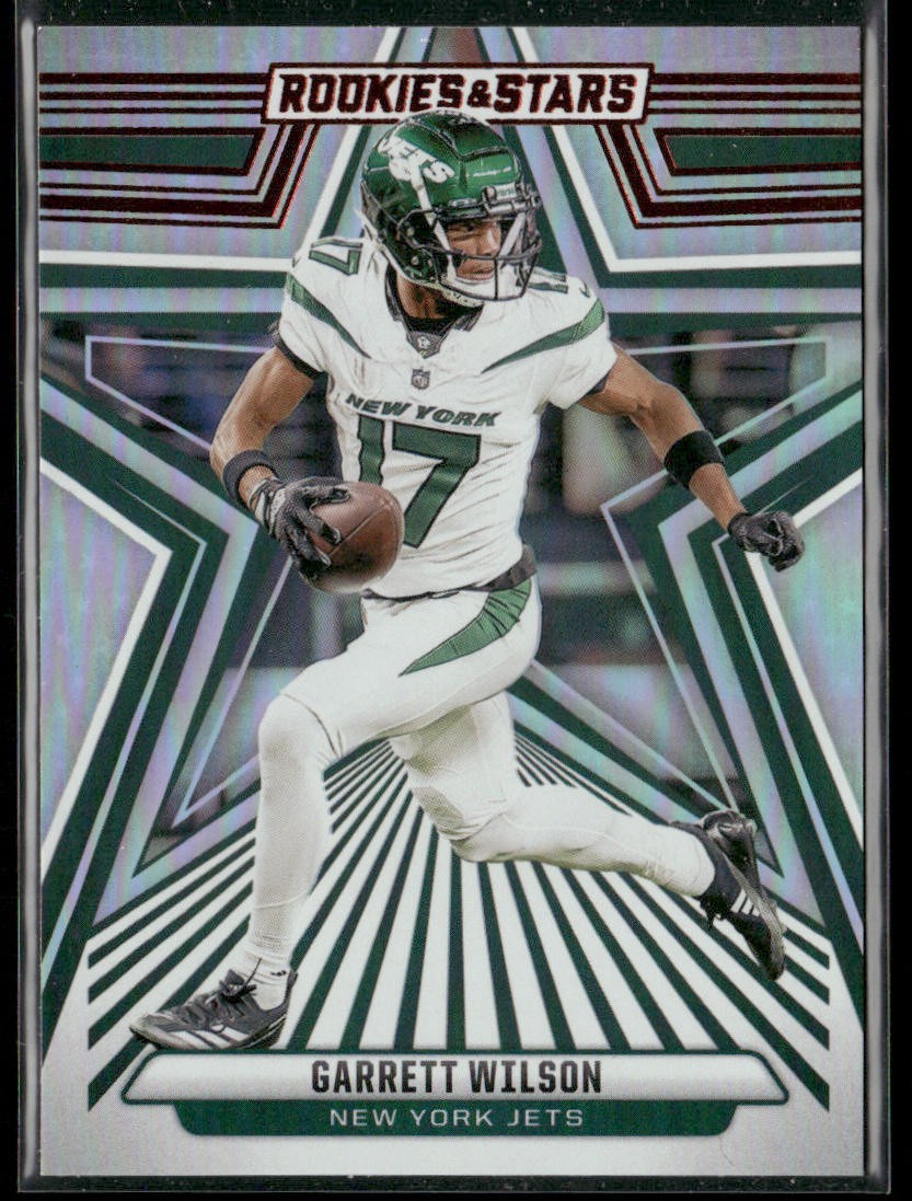 Garrett Wilson Player Lot Bundle 10 Different Football Cards GW001 Jets 1 RC back