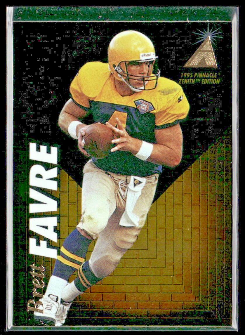 Brett Favre Player Lot Bundle 10 Different Football Cards BF004 Packers front