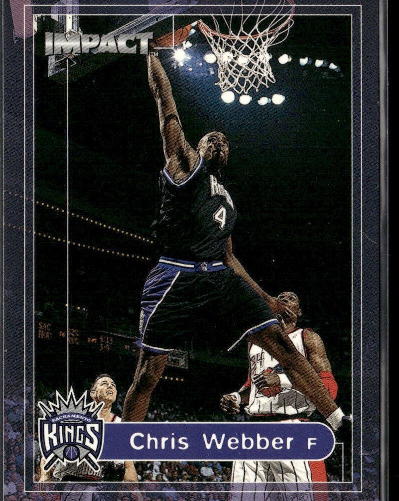 Chris Webber Player Lot Bundle 10 Basketball Cards CW001 Warriors 1 RC back