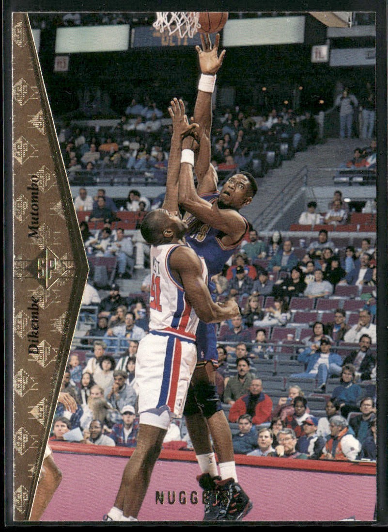 Dikembe Mutombo Player Lot Bundle 10 Basketball Cards DM001 1 RC back