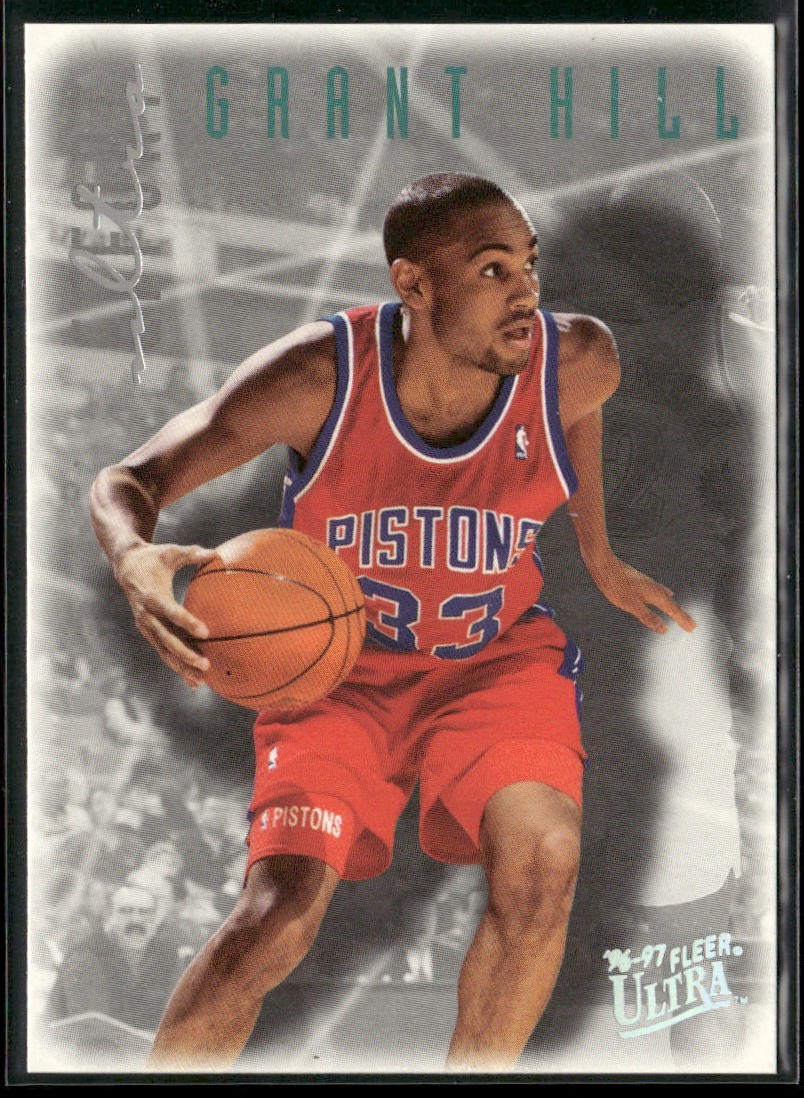 Grant Hill Player Lot Bundle 10 Basketball Cards GH001 Pistons 1 RC back