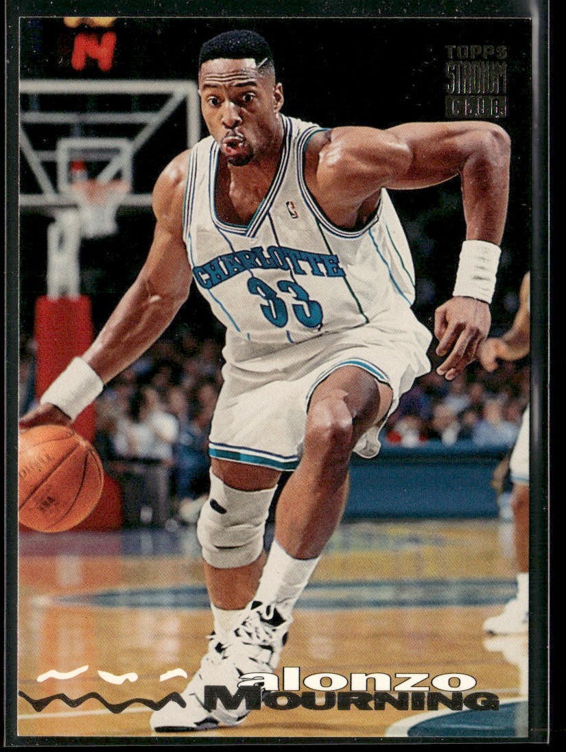 Alonzo Mourning Player Lot Bundle 10 Different Basketball Cards AM003 Heat back