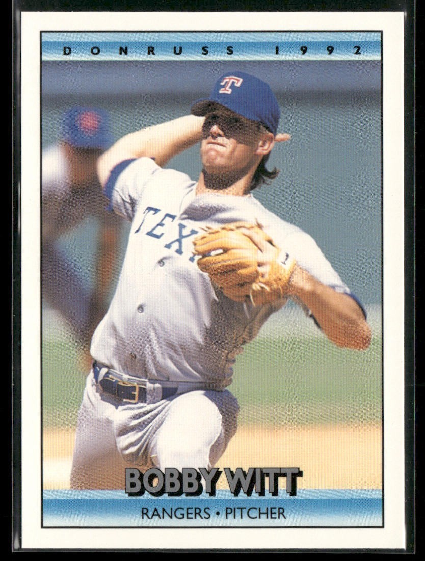 Bobby Witt Player Lot Bundle 10 Different Baseball Cards BW001 Rangers back