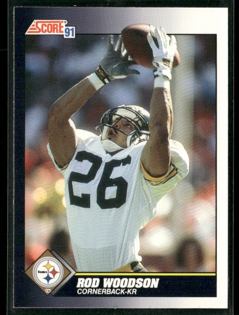 Rod Woodson Player Lot Bundle 10 Different Football Cards RW006 Steelers back