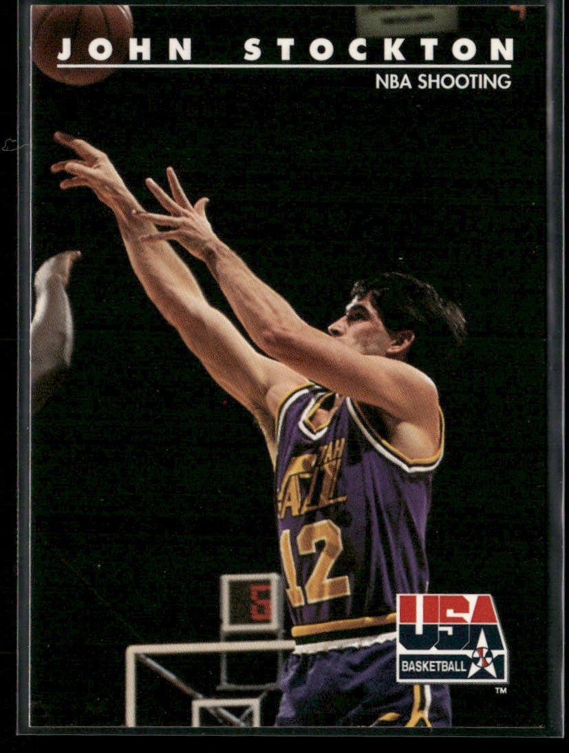 John Stockton Player Lot Bundle 10 Basketball Cards JS004 Utah Jazz back