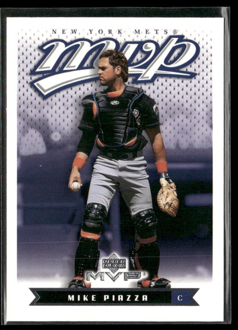 Mike Piazza Player Lot Bundle 10 Different Baseball Cards MP003 Dodgers Mets back
