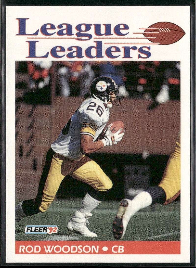 Rod Woodson Player Lot Bundle 10 Different Football Cards RW004 Steelers front